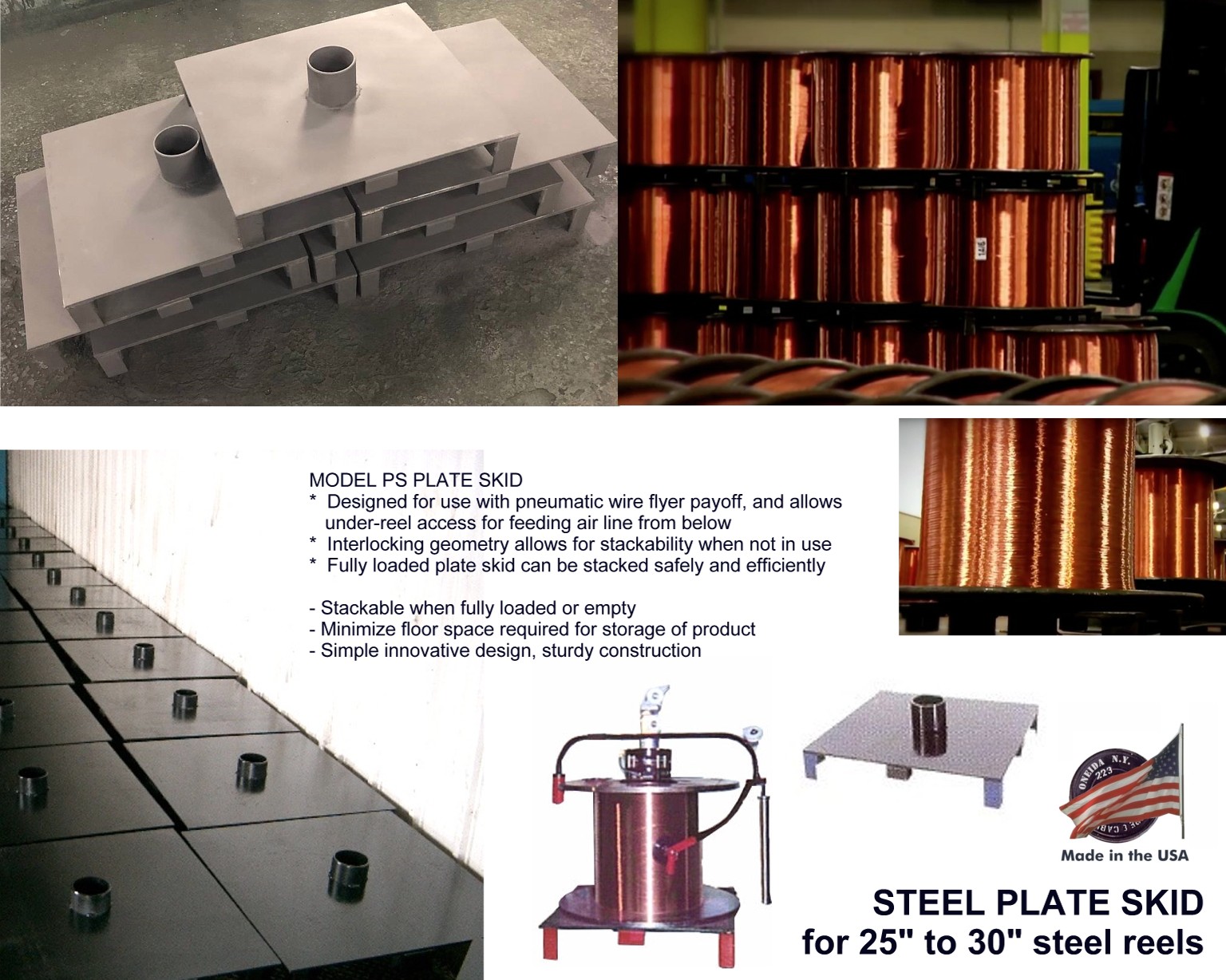 MOdel PS Plate Skid