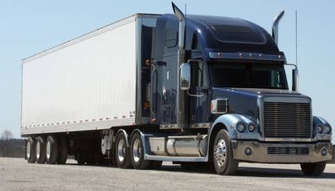 blue truck