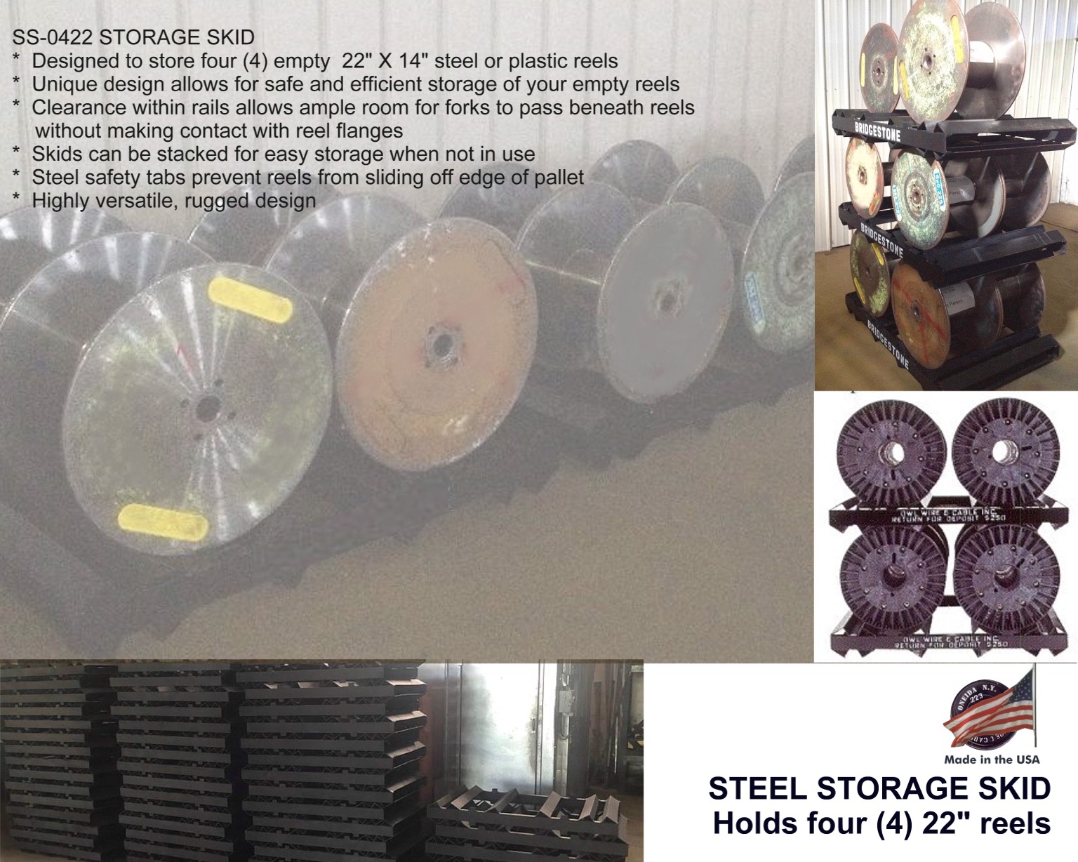 4R22 Stackable Storage Skid